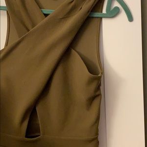 Express green jumpsuit